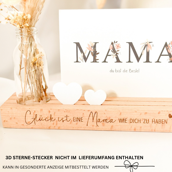 Kartenständer-Glück ist eine Mama wie Dich zu haben