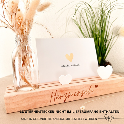 Kartenständer -Herzmensch