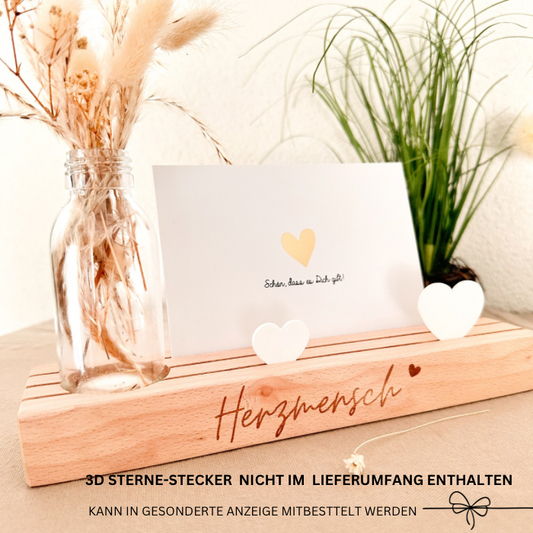 Kartenständer -Herzmensch
