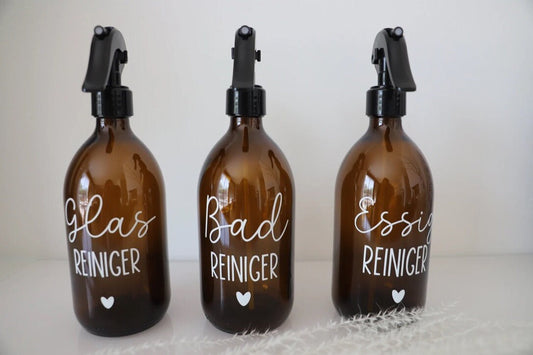 Pumpflasche aus Braunglas