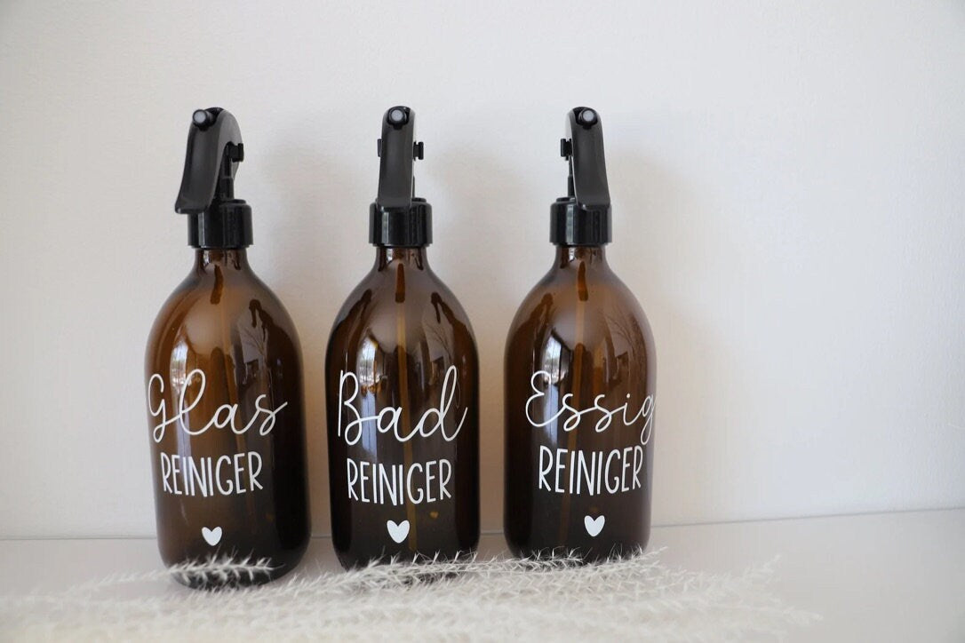Pumpflasche aus Braunglas