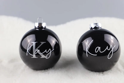 Personalisierte Weihnachtskugel mit Name