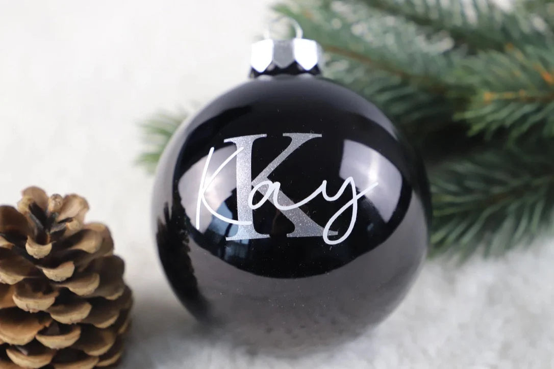 Personalisierte Weihnachtskugel mit Name
