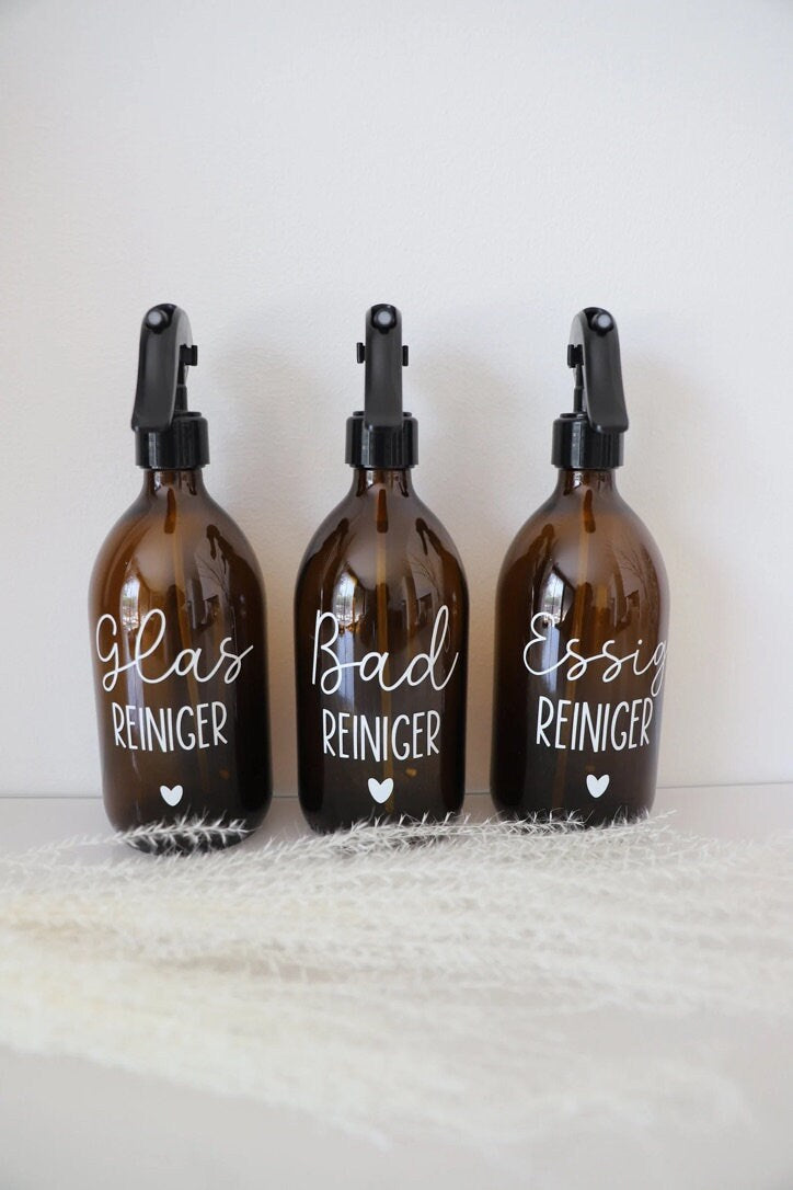 Pumpflasche aus Braunglas