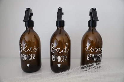 Pumpflasche aus Braunglas