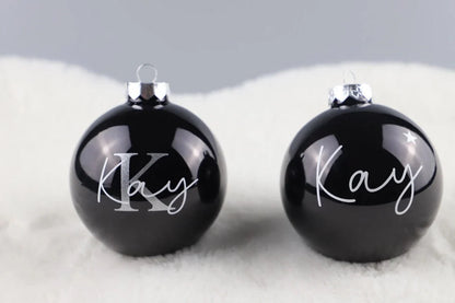 Personalisierte Weihnachtskugel mit Name