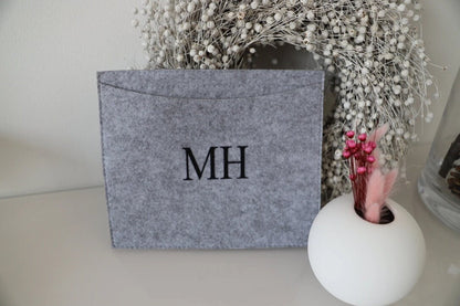 Filz Tasche mit Initialen