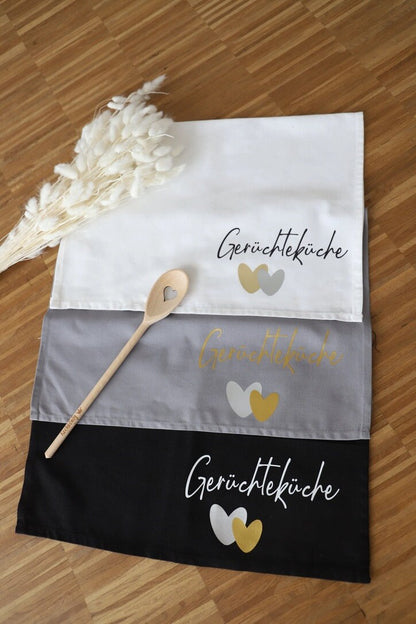 Geschirrtuch mit Spruch