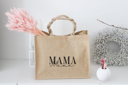 Jutetasche „Mama“