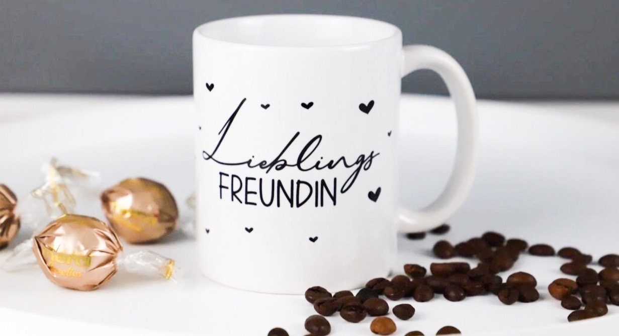Keramik Tasse  Lieblingsfreundin