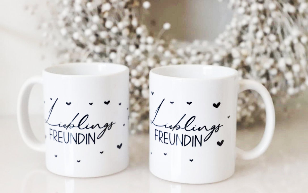Keramik Tasse  Lieblingsfreundin