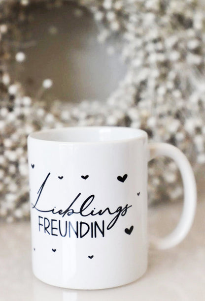 Keramik Tasse  Lieblingsfreundin