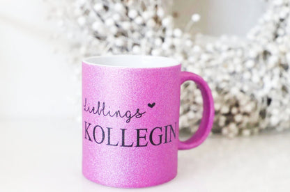 Glitzertasse „Lieblingskollegin“