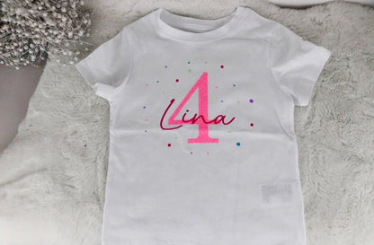 Kindergeburtstag T-Shirt mit Jahreszahl