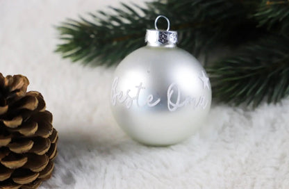 Personalisierte Weihnachtskugel