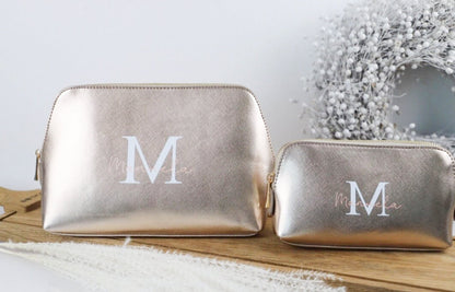 Kosmetiktasche mit Initial und Name