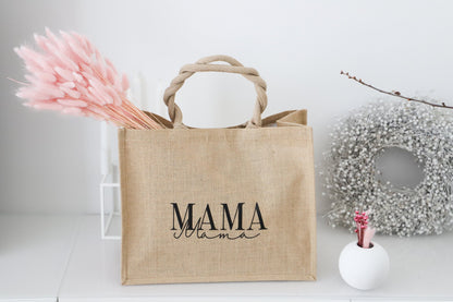 Jutetasche „Mama“