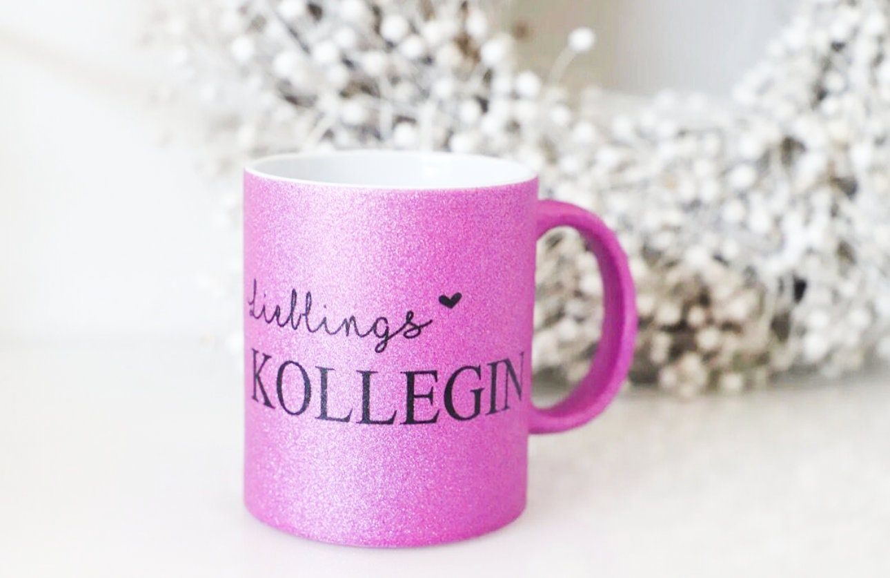 Glitzertasse „Lieblingskollegin“