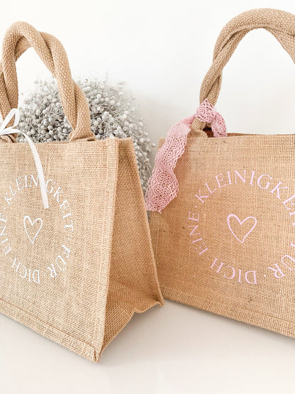 Jutetasche „Eine Kleinigkeit für Dich“