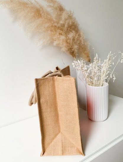 Jute Tasche   mit Initialen
