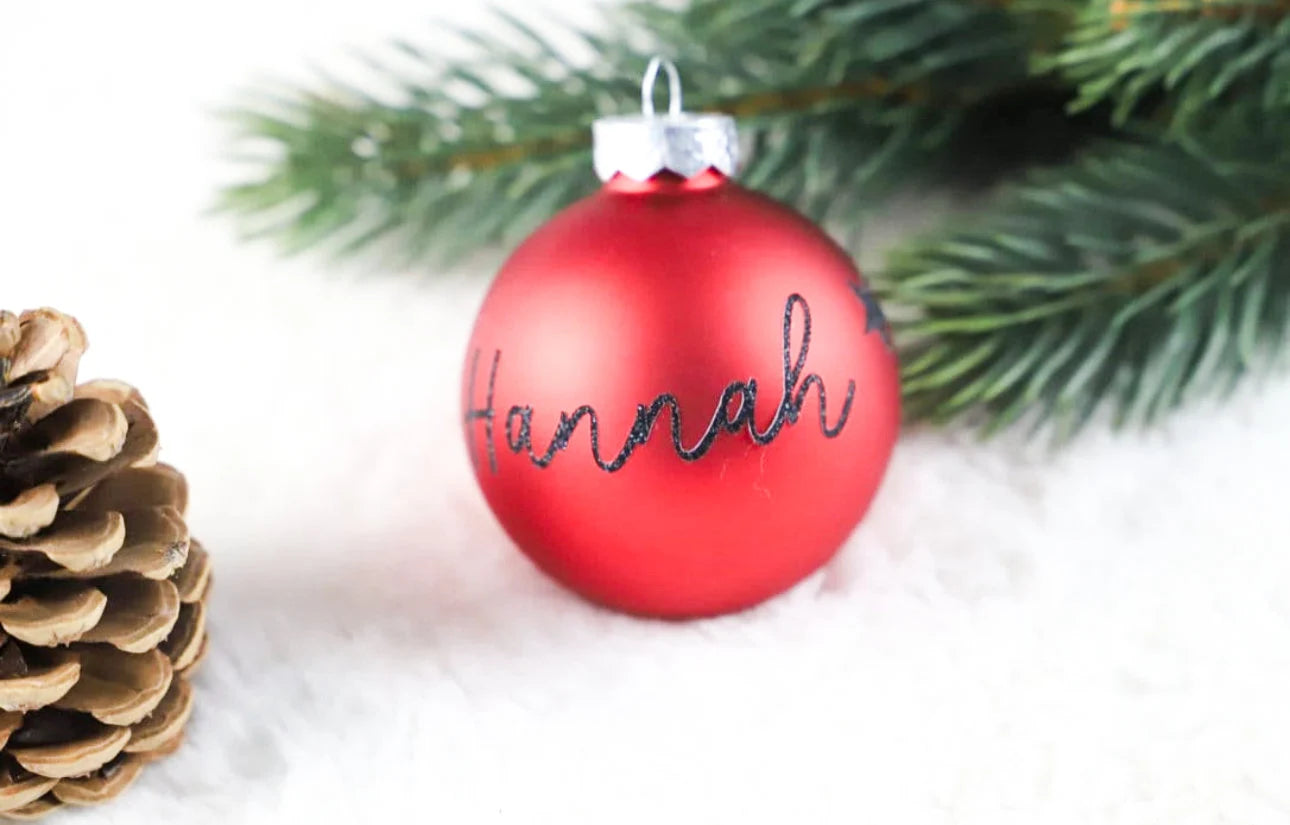 Personalisierte Weihnachtskugel