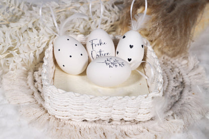 Ostereier mit Ostermotiv