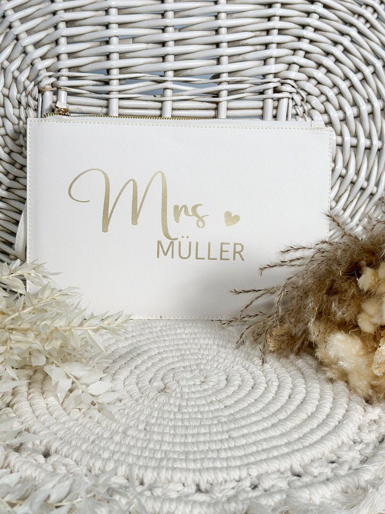 Personalisierte Braut-Clutch