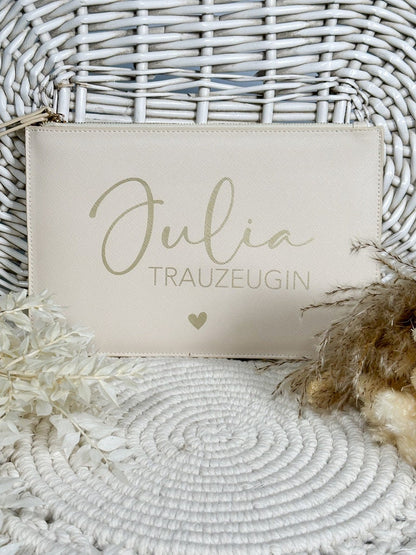 Personalisierte Clutch Trauzeugin
