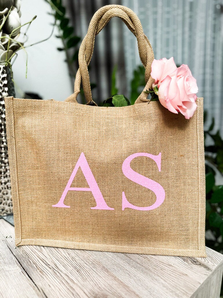 Jute Tasche Initalen