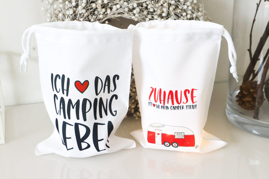 Lichtbeutel Camper mit Spruch