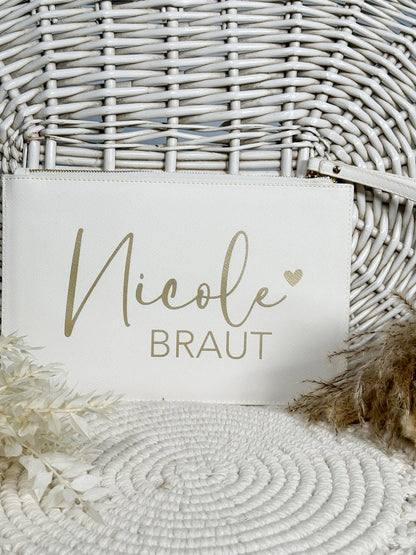 Personalisierte Braut-Clutch