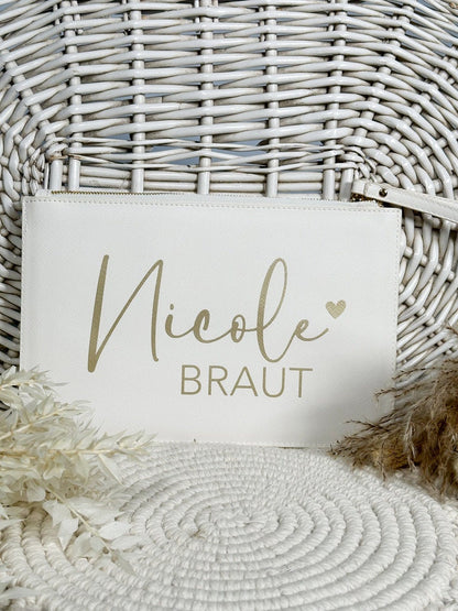 Personalisierte Braut-Clutch