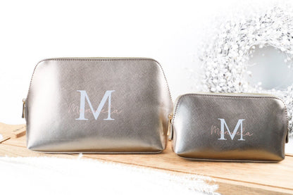 Kosmetiktasche mit Initial und Name