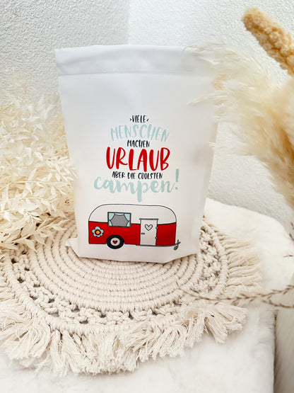 Lichtbeutel Camper mit Spruch