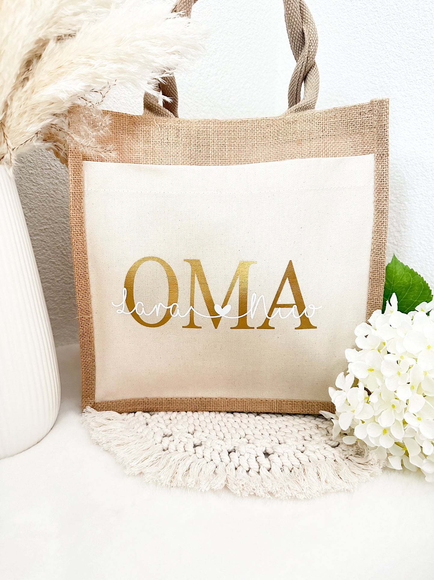 Jutetasche „OMA“