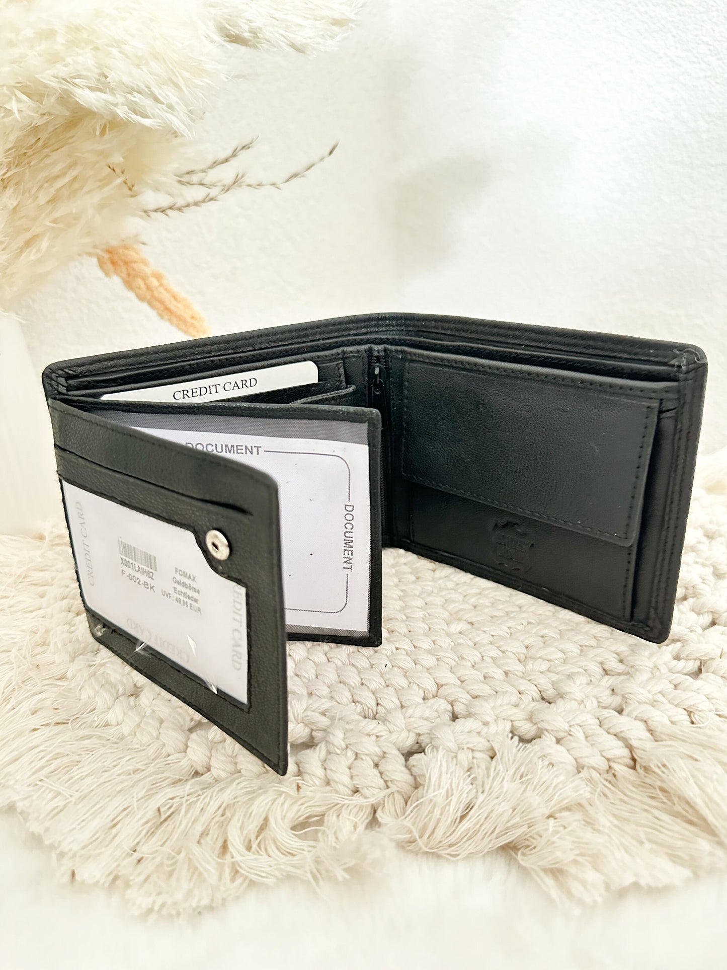 Personalisierte Geldbörse aus Leder