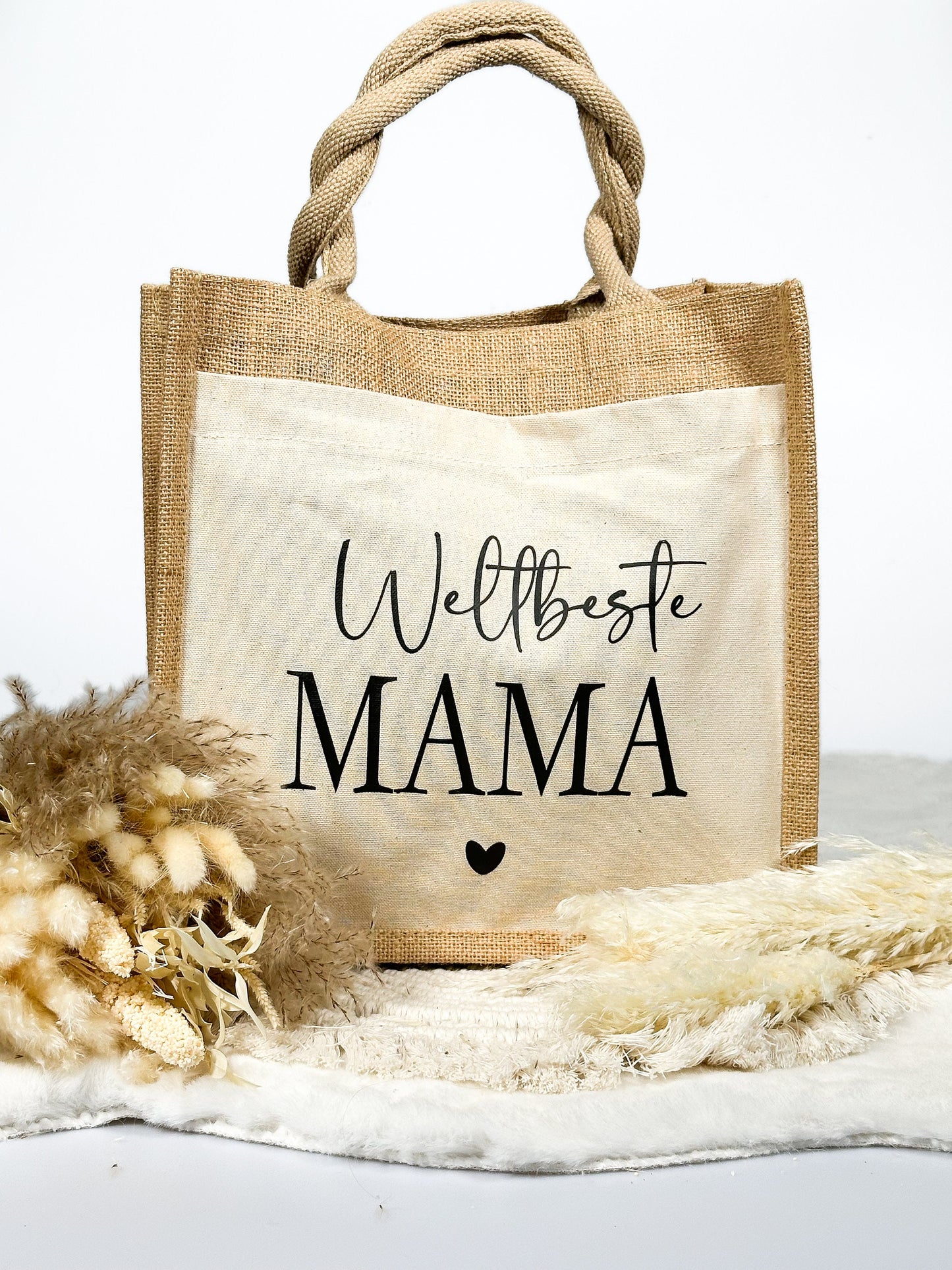 Jutetasche“Weltbeste Mama“