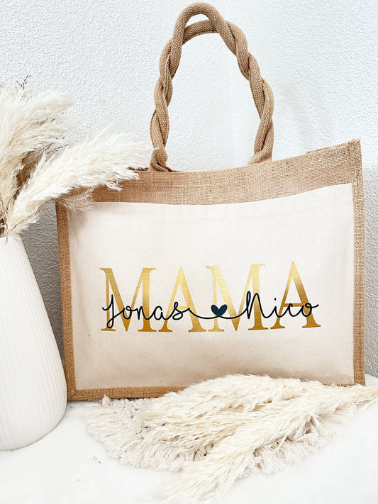 Jutetasche „MAMA“