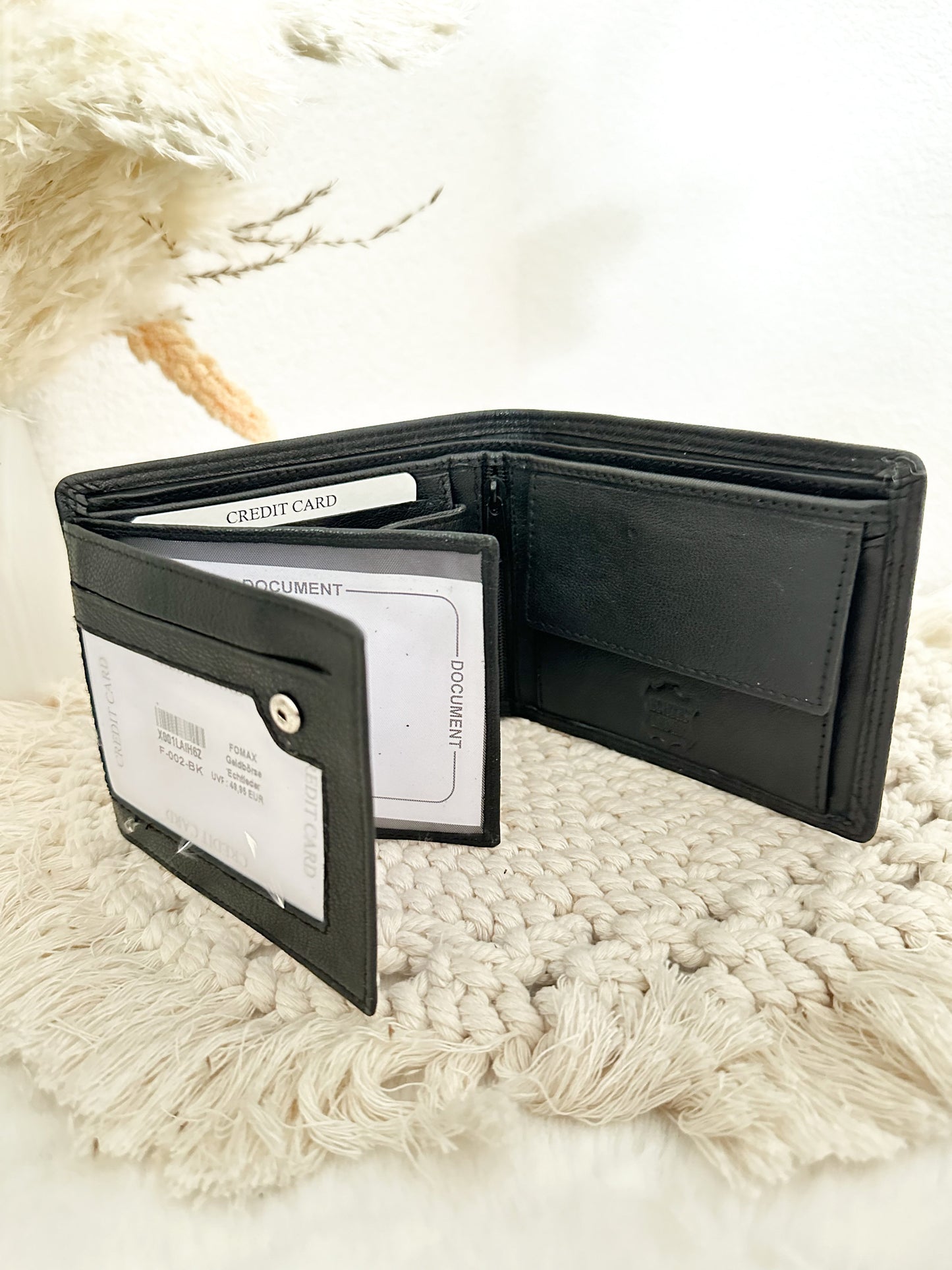 Personalisierte Geldbörse aus Leder