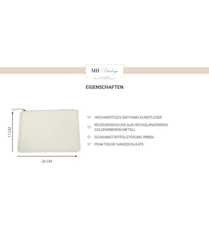 Personalisierte Braut-Clutch