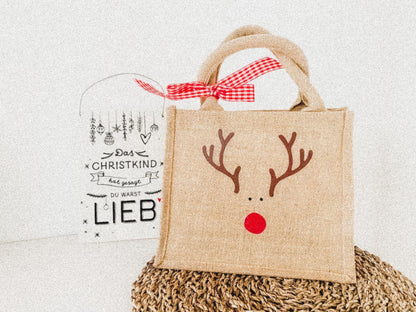 Jute Tasche „Rentier“