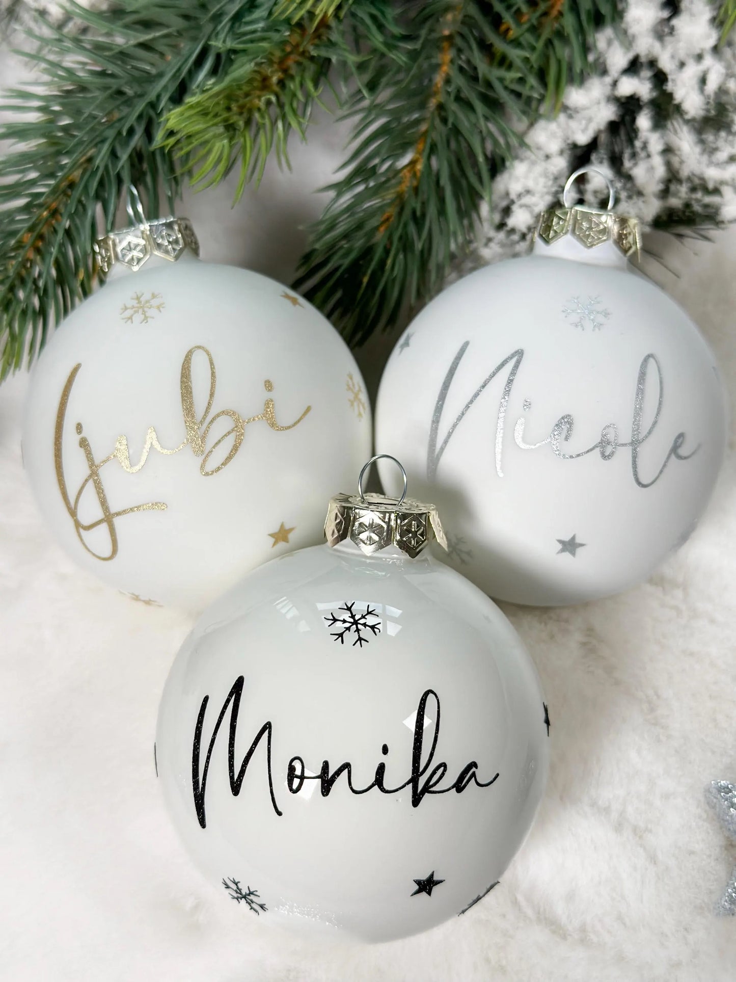 Weihnachtskugel mit Name