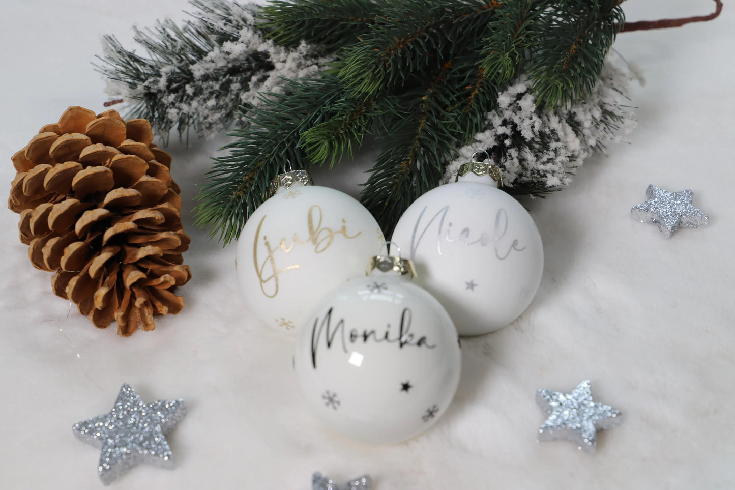 Weihnachtskugel mit Name