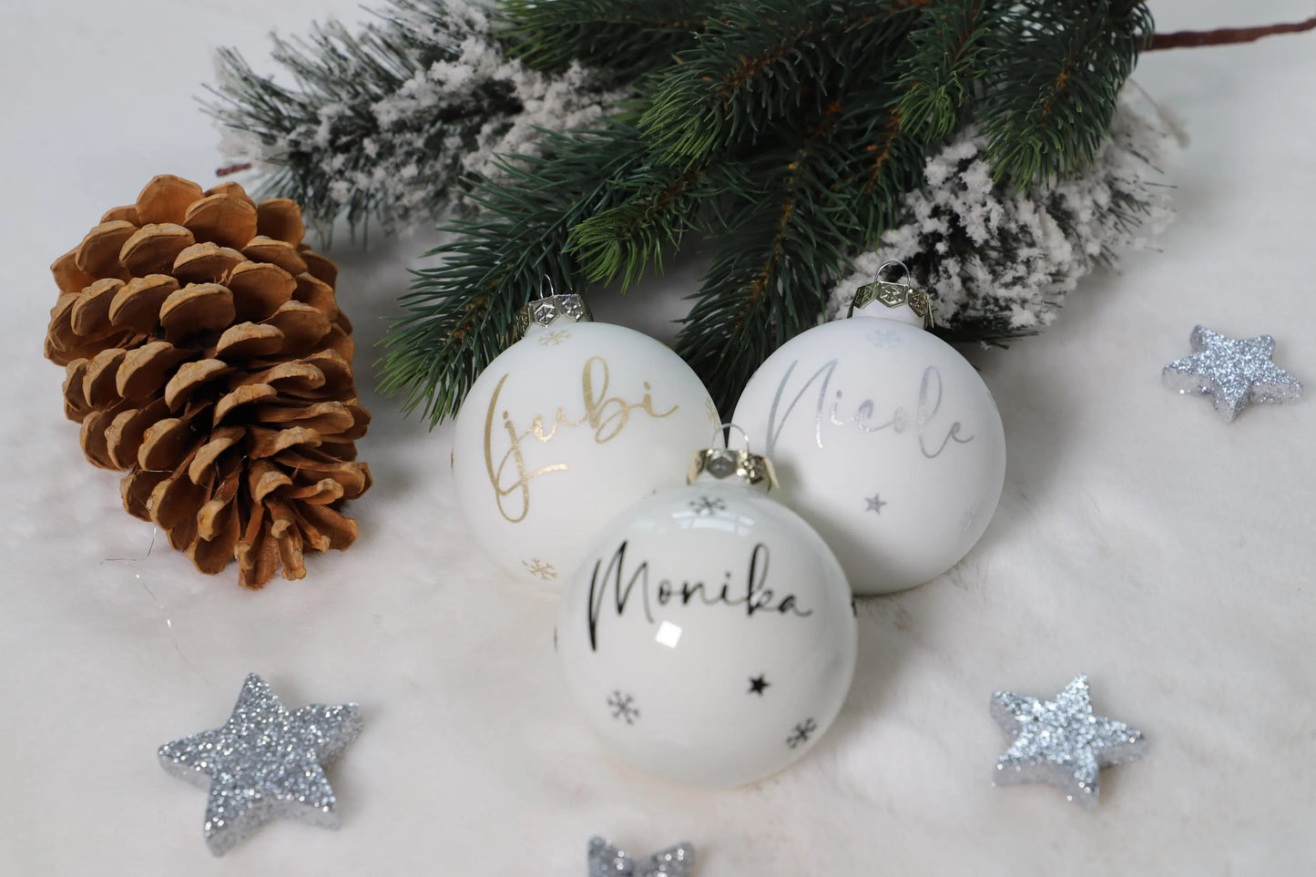 Weihnachtskugel mit Name