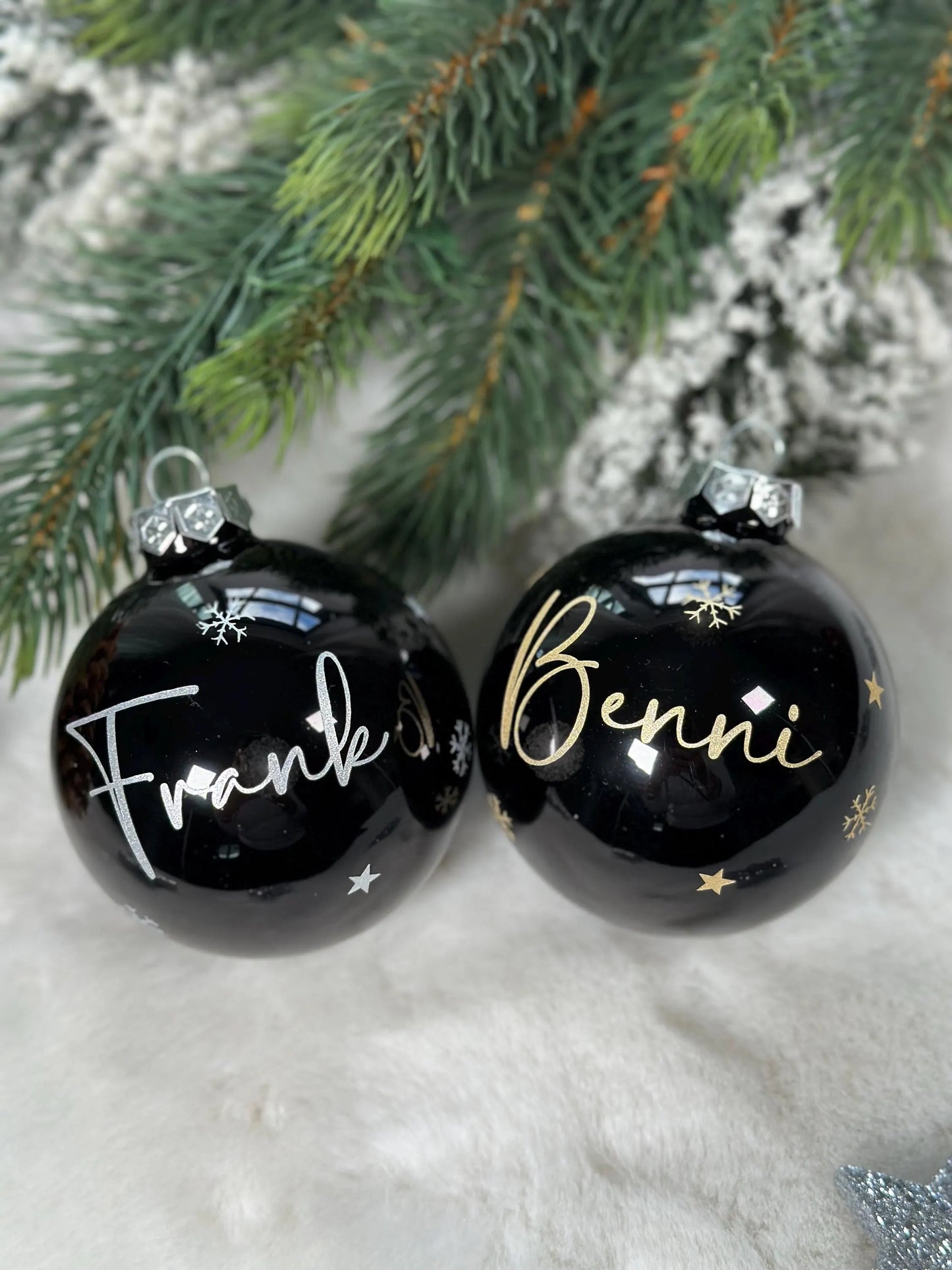 Personalisierte Weihnachtskugel mit Name
