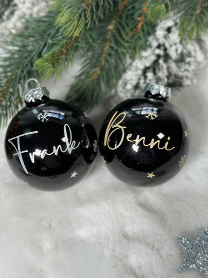 Personalisierte Weihnachtskugel mit Name