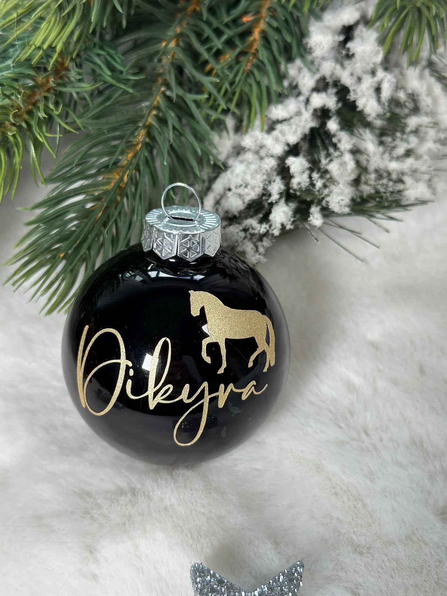 Personalisierte Weihnachtskugel für Vierbeiner