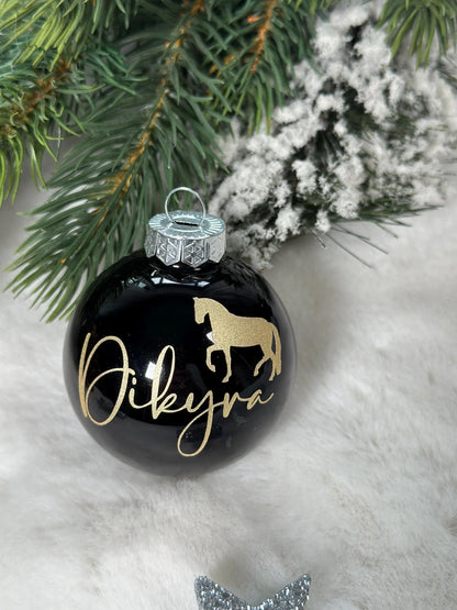 Personalisierte Weihnachtskugel für Vierbeiner