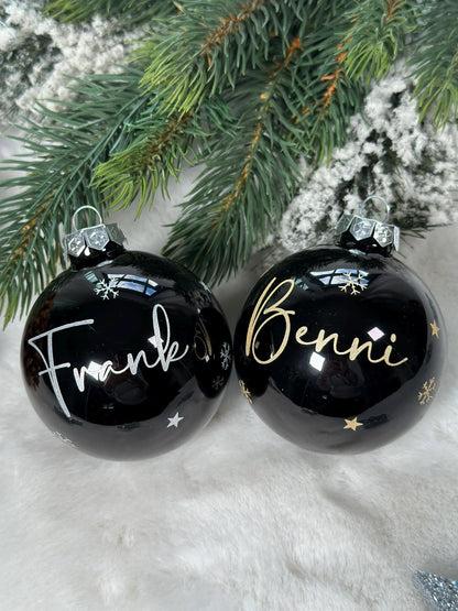 Personalisierte Weihnachtskugel mit Name
