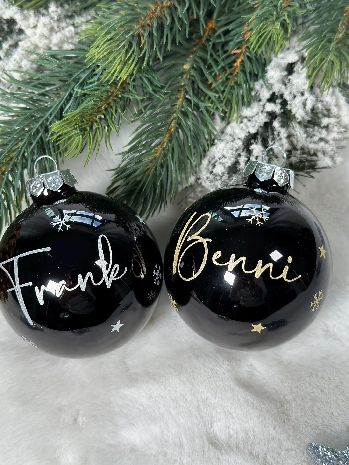 Personalisierte Weihnachtskugel mit Name